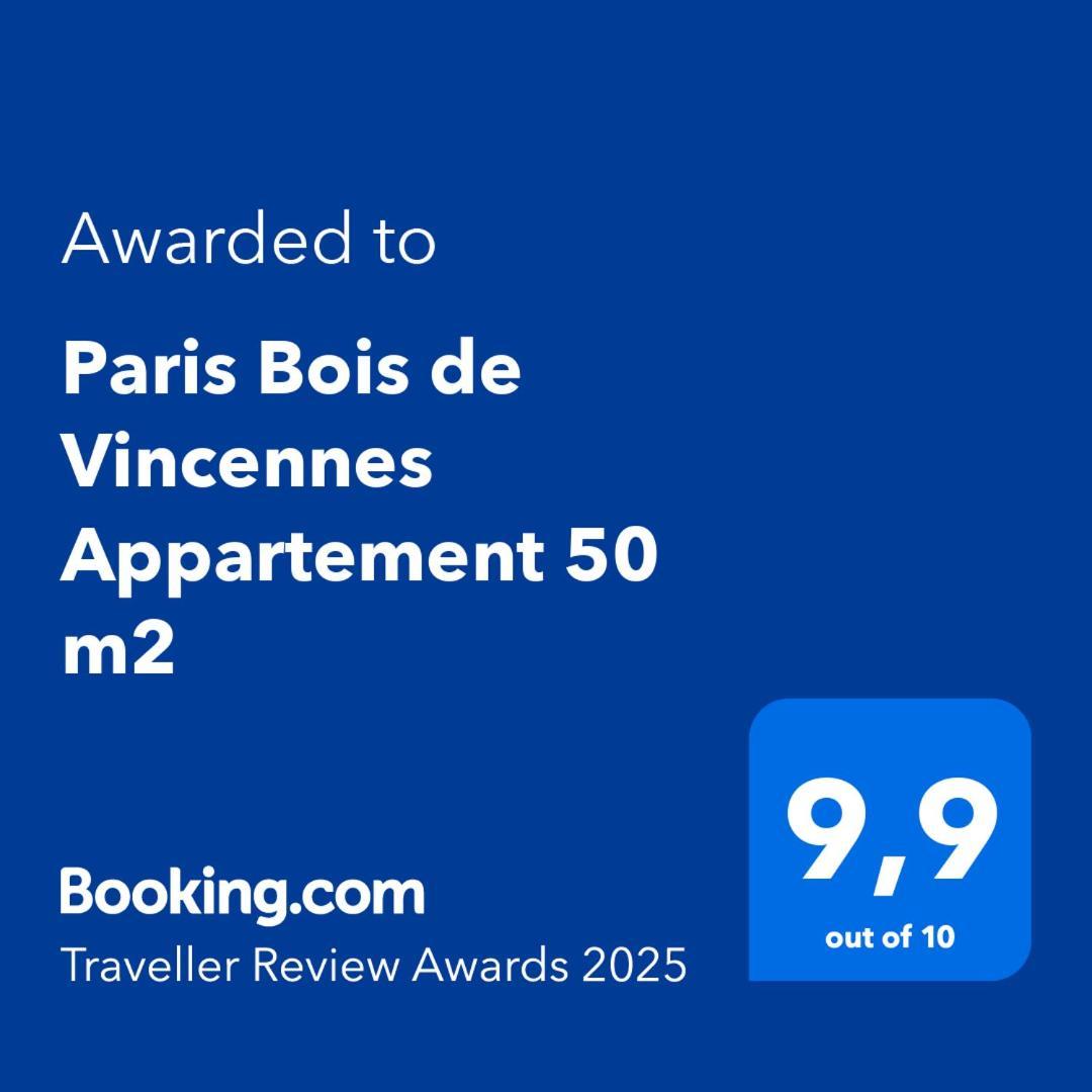 Paris Bois De Vincennes Appartement 50 M2 Exteriér fotografie